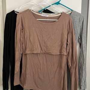 3 nursing tops